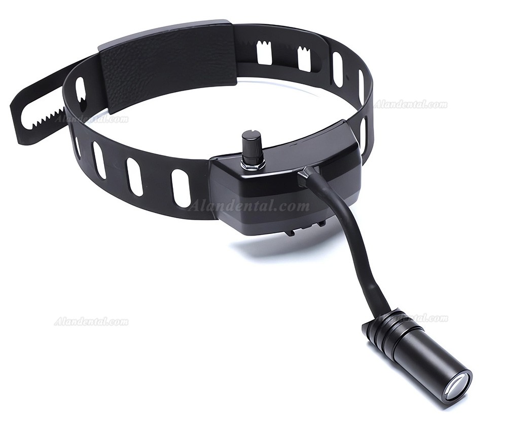 YUYO DY-005 5X Dental Binocular Loupes + 5W Dental LED Wireless Headlight Lamp